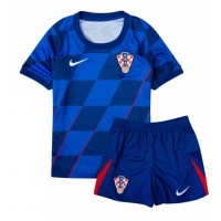 Chorvátsko Vonkajší Detský futbalový dres ME 2024 Krátky Rukáv (+ trenírky)